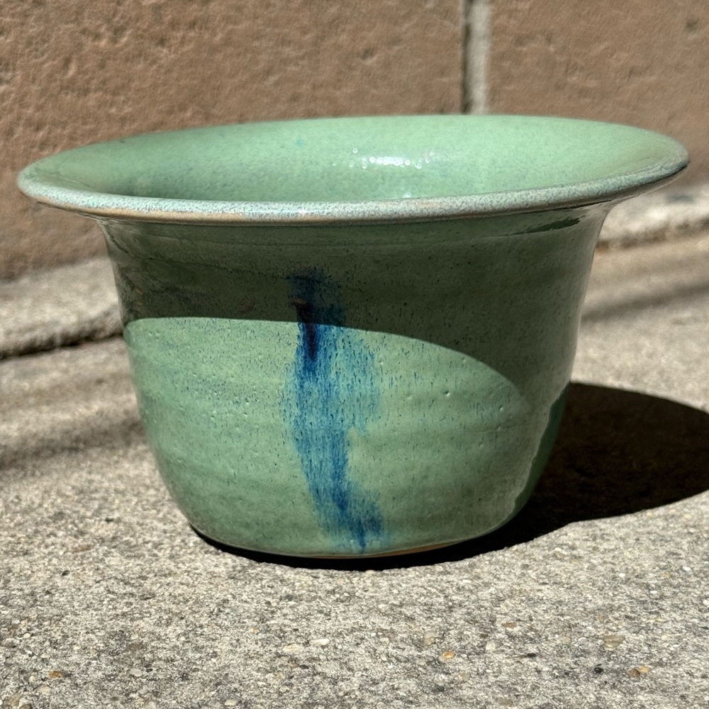 Handmade studio pottery cachepot/bowl